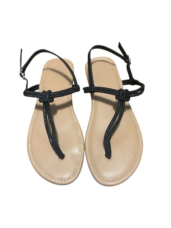 torrid Shoes - Embellished Knot T-Strap Sandal, 11